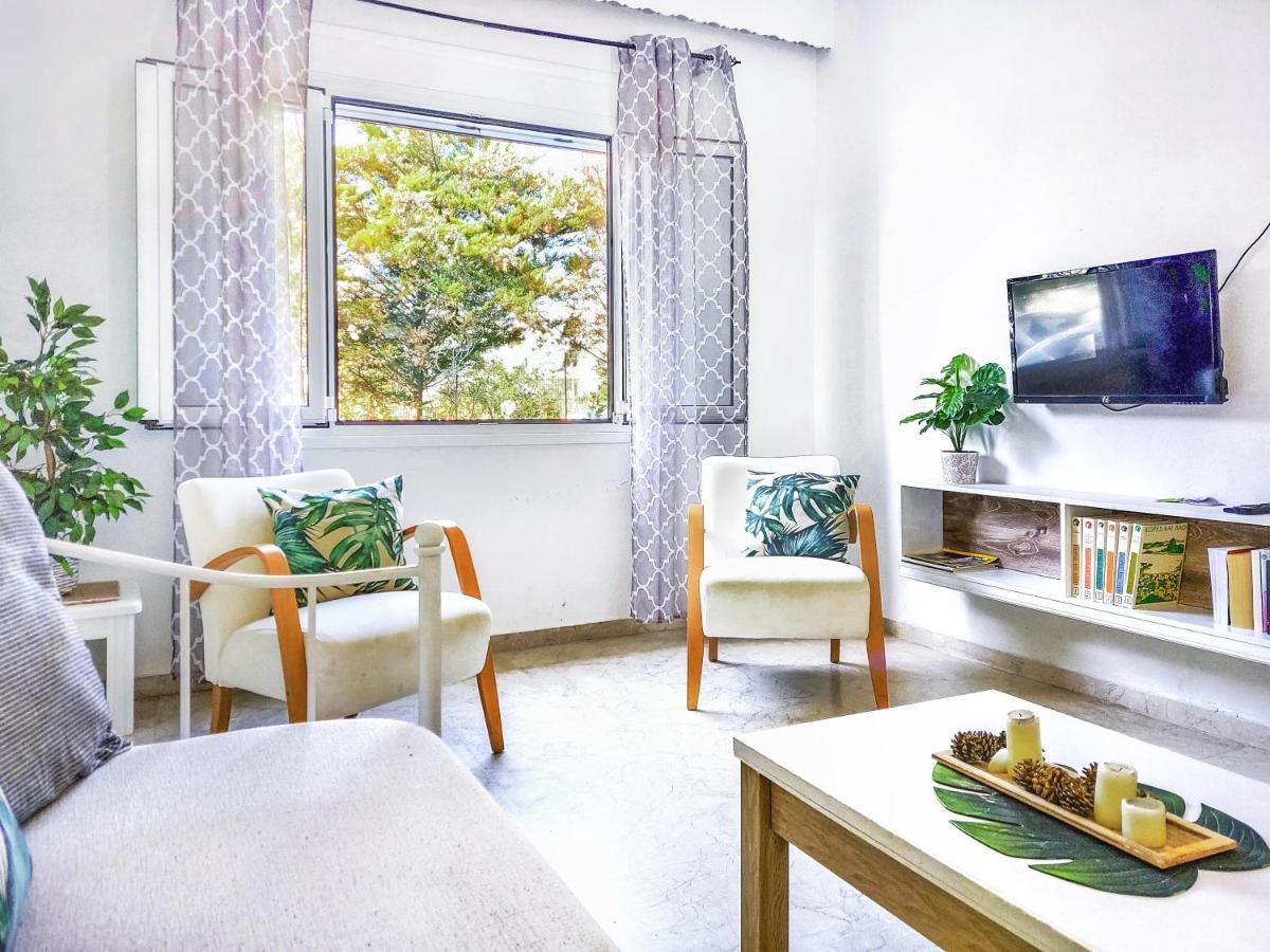 Apartemen 100 m² dengan 2 kamar tidur dan 1 kamar mandi pribadi di Heraklion Bagian luar foto