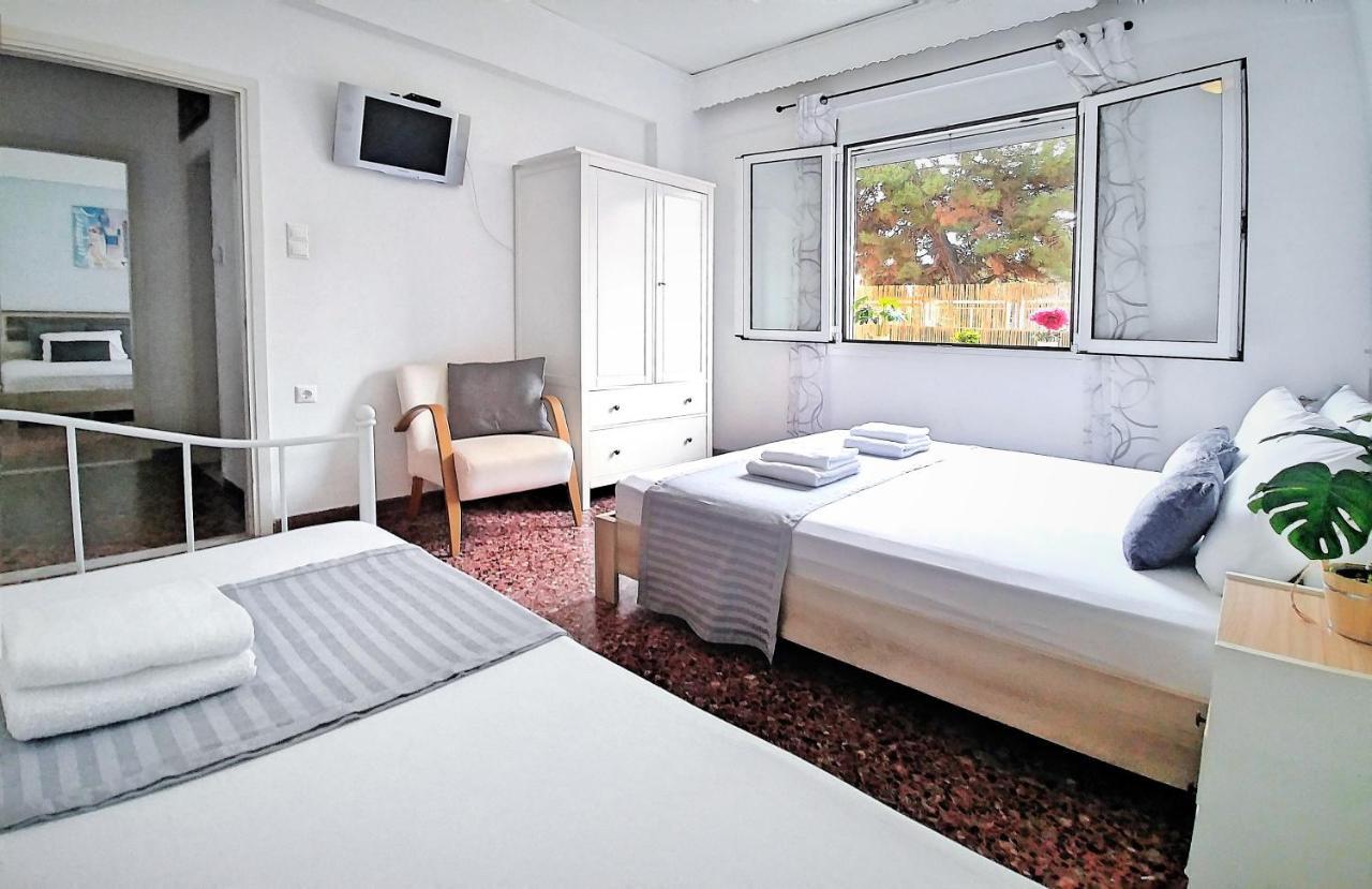 Apartemen 100 m² dengan 2 kamar tidur dan 1 kamar mandi pribadi di Heraklion Bagian luar foto
